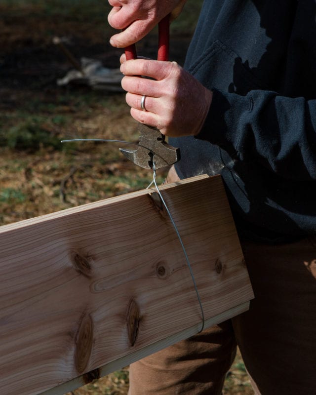 Traditional Japanese Yakisugi Shou Sugi Ban Burning