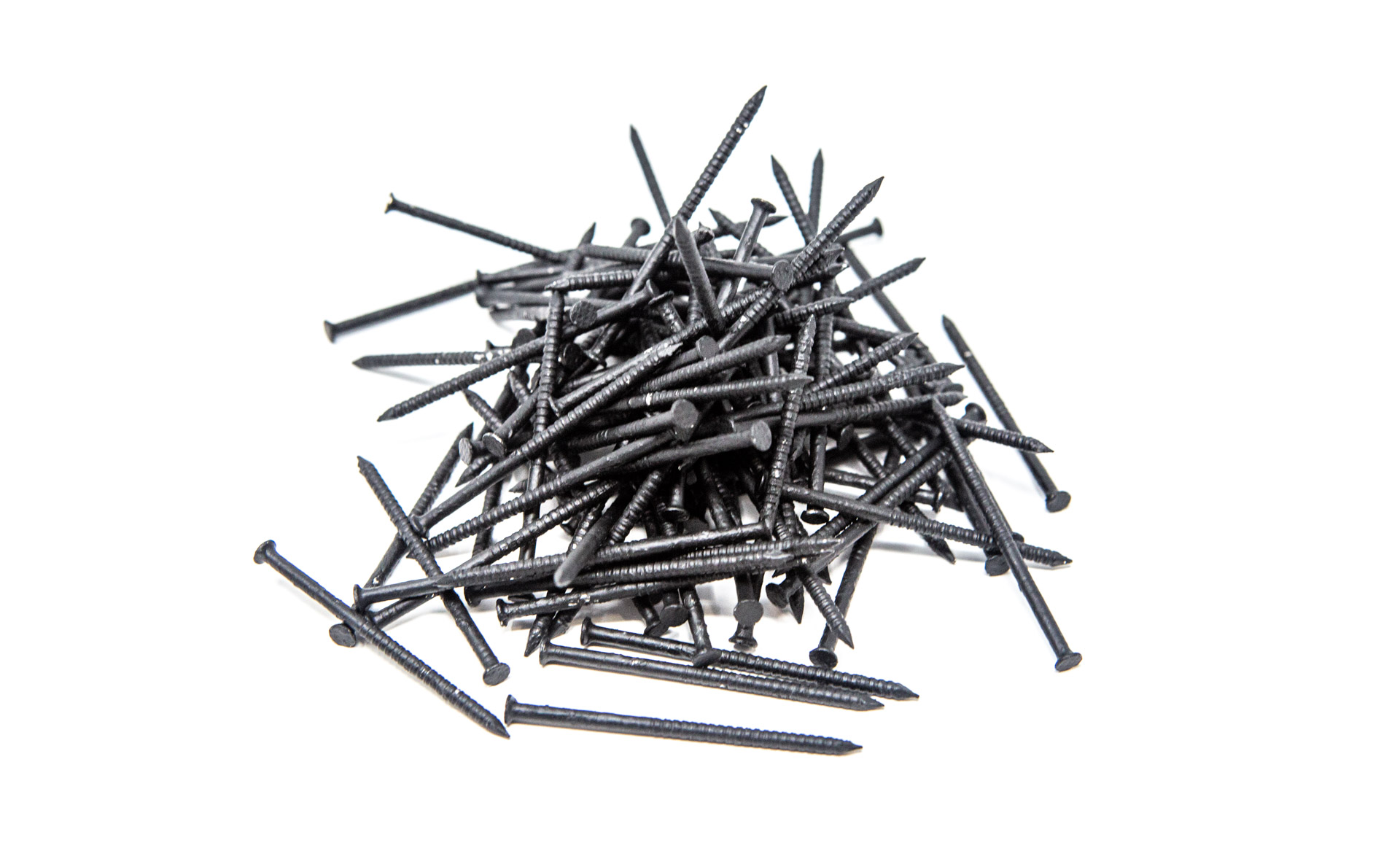 100pcs Carbon Steel Finishing Nails Lost Head Hand-Drive Hardware 25mm 1-inche