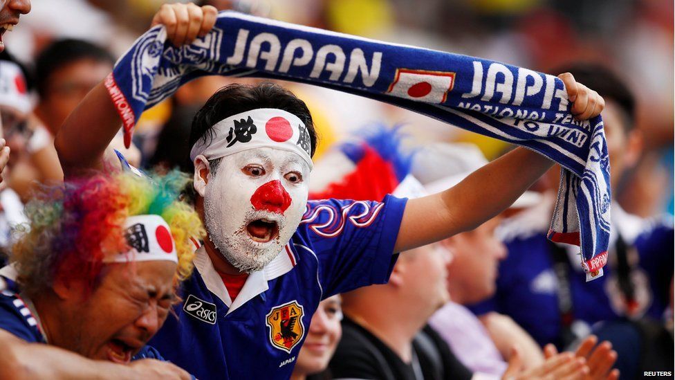 Japanese Soccer Fan at the World Cup 2022