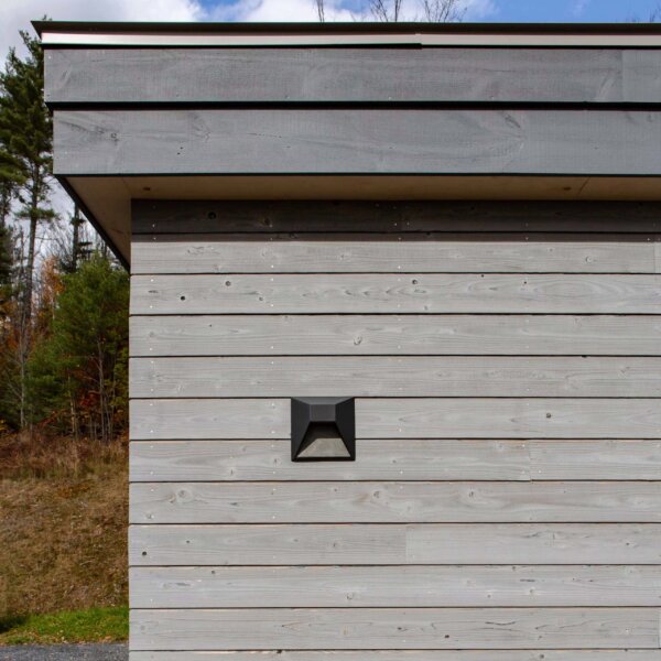 Gendai® Alkyd Light Gray Yakisugi siding as seen on Hilltop House