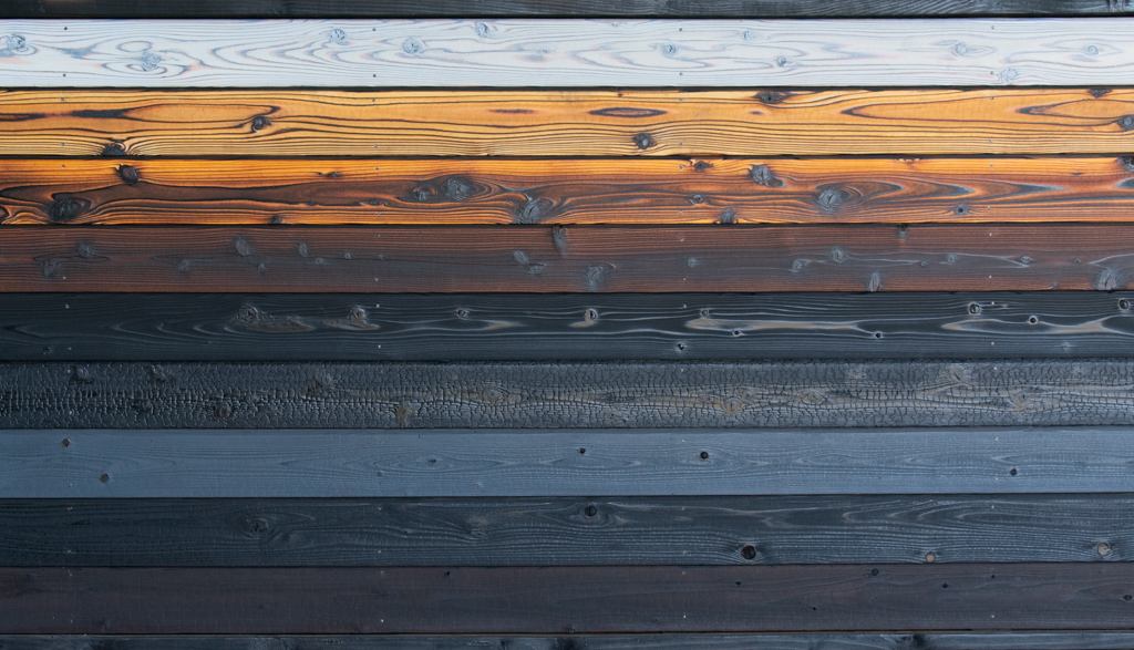 Shou Sugi Ban Product Options Shou Sugi Ban Product Options