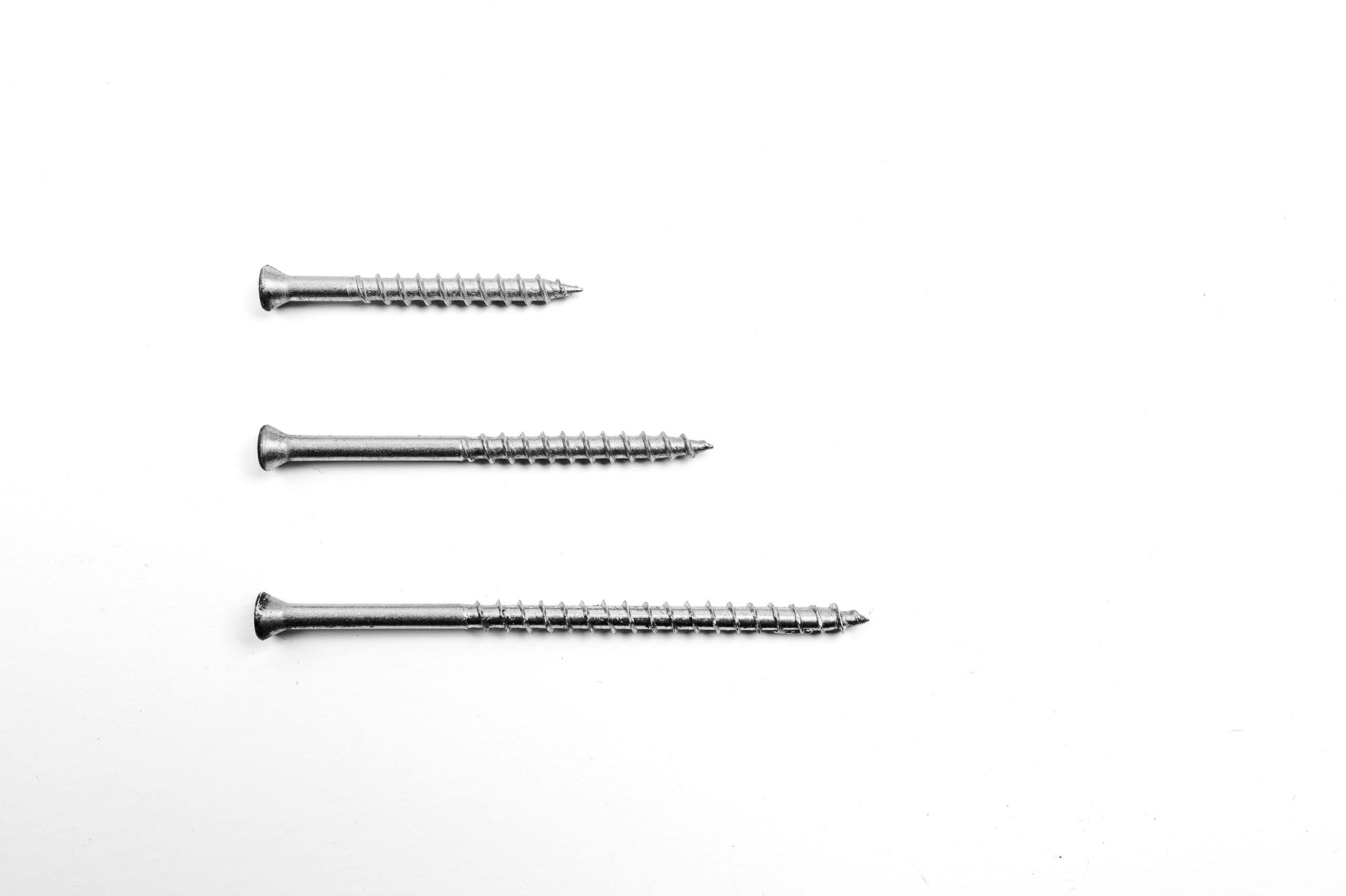 Screws Top Down All Sizes